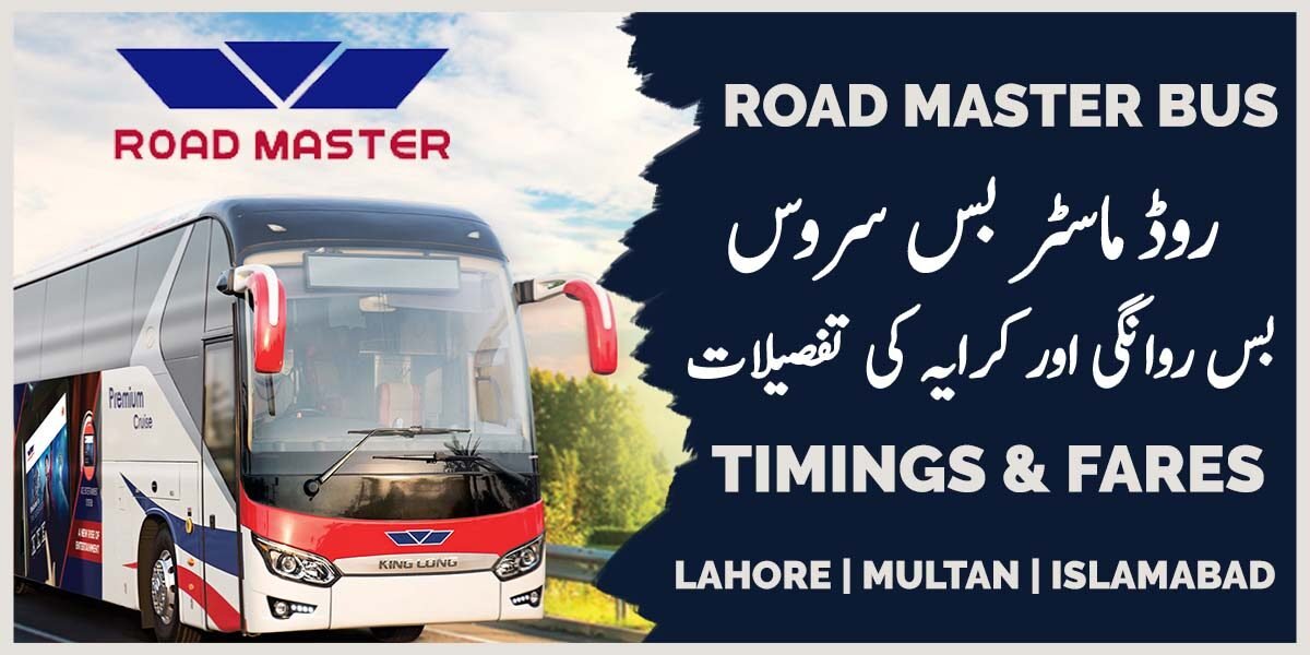 road master bus timings and fares, ticket price list