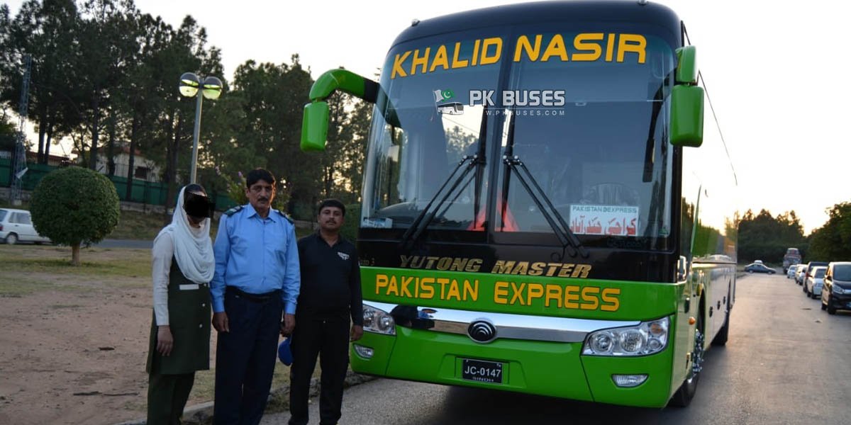 pakistan express khalid nasir bus service with hostess
