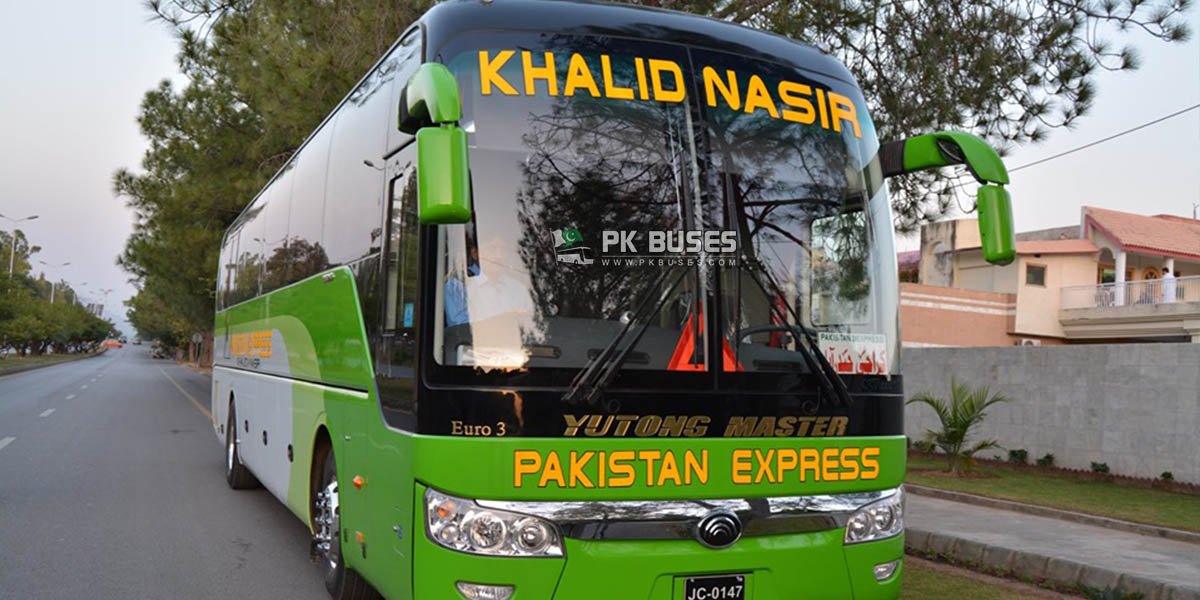 pakistan express khalid nasir yutong master bus islamabad to karachi