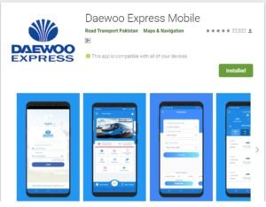 daewoo express mobile app
