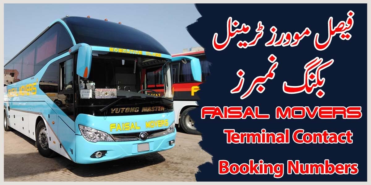 faisal movers contact numbers and terminal booking numbers