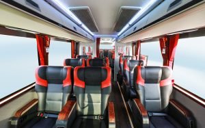 Business class bus seats of Yutong Master new bus